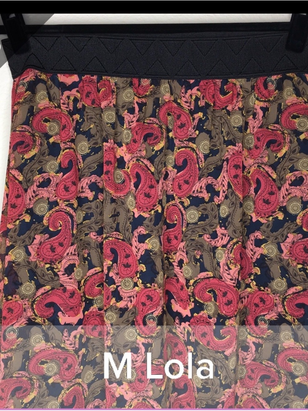 LuLaRoe Lola Skirt in Paisley size M